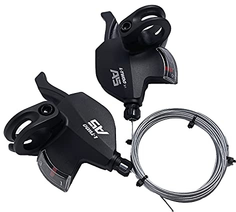 Chooee Palanca de Cambios Bicicleta 9/10 Velocidad，MTB Palanca Cambio para shimano/sram 3x9/10 Izquierda/Derecha.