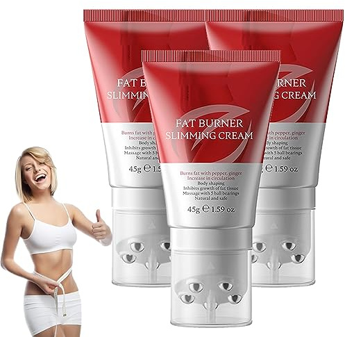 Magnetic Therapy Ginseng Warm Sculpting Roller,Fat Burners for Women Weight Loss,Belly Fat Burner Slimming Cream,Belly Slim Massage Cream