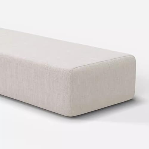 AQIGR Bett Keilfüller,Bettlückenfüller Bettbrücke Matratzenverlängerung Verbindungsstück Füller,Schließe Lücke Zwischen Kopfteil und Matratze Langes Kopfteil Kissen(Beige,140x15x20cm)