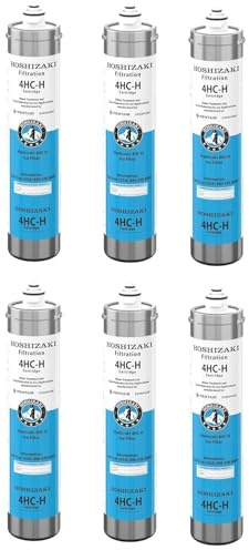 Hoshizaki 4HC-H Lot de 6 cartouches de filtre à eau de rechange