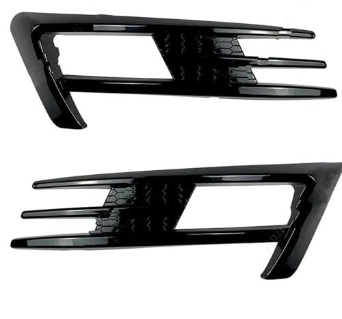 Auto Front Kühlergrille Für VW Für Golf 7 7,5 MK 7 7,5 2013-2019 Auto Vorderseite Stoßstange Nebel Lampe Kühlergrill Abdeckung Trim Körper Kit Tuning Frontgrills(7 Gloss Black)