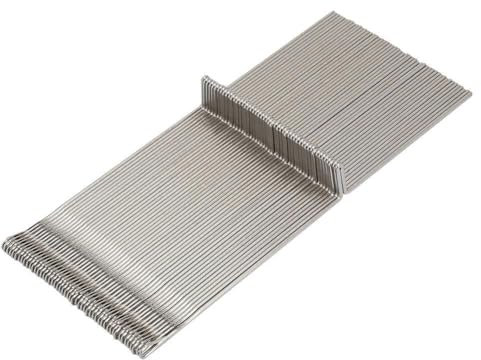 Strickmaschine 48 Nadeln, Strickmaschine Nähmaschinennadel 17,5 Cm Stahlnadeln Set 50 Stück Strickmaschinennadel Strickmaschinenzubehör für SK155 Strickmaschine