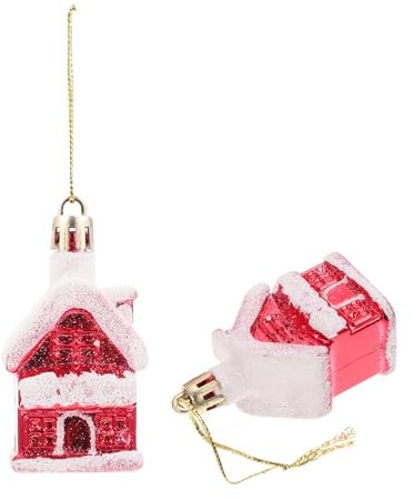 Cabilock 2stücke Plastik Weihnachtsbaum Deko Anhänger Zum Aufhängen Kreatives Hängedekor Einzigartiger Motivbaumanhänger Für Weihnachtsbaumdecoration Und Weihnachtsfeierdekoration