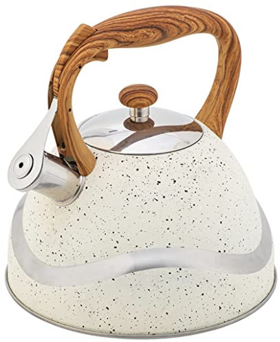 Générique Bouilloire pour Plaque de Cuisson à gaz, Sifflement Bouilloire Bouilloire Bouilloire Bouilloire 3,5 L de Grande capacité chaudière chaudière Induction Bouilloire thermure siffler