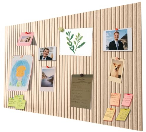 40 x 60 cm anslagstavla stor självhäftande – dekorativ anslagstavla av filt, pinvägg, korktavla, vikbar fotopanel, planeringstavla för kontor, hem och barnrum