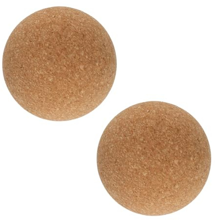 Hopzab 2Pcs Wine Cork Ball Wooden Stopper, Reusable Natural Wood Bottle Stopper for Wine Decanter, for Holiday Parties and Gifts