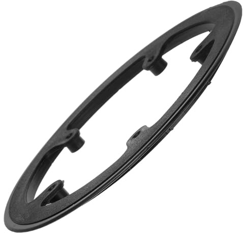 Veemoon Bike Chain Guard for 40 Tooth Crankset, Plastic Protector | Universal Fit for Mountain and Road Bikes, Black Sleek Style, Easy Installation, Safe Riding
