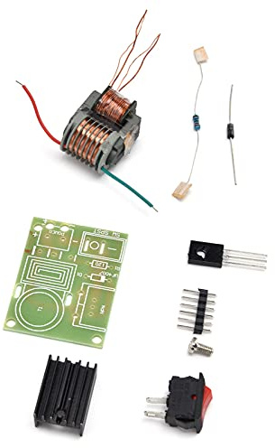 Aramox Generatore Ad Alta Tensione Trasformatore Ad Alta Tensione Modulo Bobina Ingresso 2V Uscita Fino a 15KV Accenditore Frequenza per Esperimenti Elettronici Generatori di Ioni Negativi