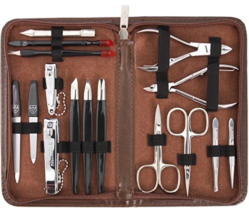 3 Swords Germany Exclusive 16-Piece MANICURE - PEDICURE NAIL CARE set - Brand quality since 1927