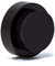 EVI Herrajes Wall Mounted Door Stop,Black Laquered - Black Rubber,24x14mm,04020524TPMNG