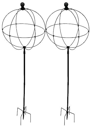 2er-Set Rankgitter Rankhilfe Spalier Für Kletterpflanzen, 127,5 cm Stützkäfig In Lutscherform, Für Pflanzen Im Innen- Und Außenbereich, Blumen, Töpfe, Weinreben