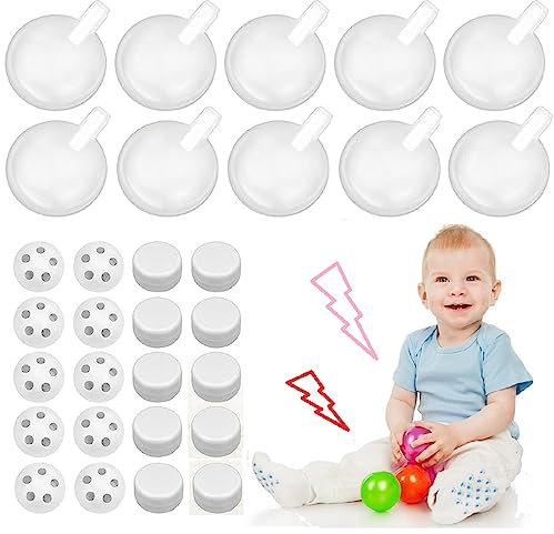 Rasselkugeln,Quietscher,Rasseldosen,Squeakers Noisemaker,30-teiliges Set für Einnähen Füllmaterial Spielzeug Hund Haustier Baby Spielzeug Noise Maker