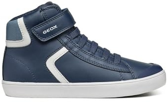 Geox Boys J Gisli Boy Sneaker, Navy Avio, 3 UK