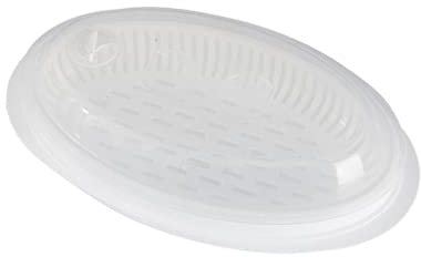 kesurpae Fish Bowl Kitchen Gadget Feine Verarbeitung Platzsparende Dampfplatte Waschbar Praktisches Kochwerkzeug mit großer Kapazität