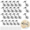 APACALI 24 PCS Kitchen Cupboard Hinges, Kitchen Cabinet Hinges with Screws, Full Overlay Cabinet Hinge, Soft Close Hinge for Kitchen Cupboards, Bathroom Bedroom Dining Room, Silver