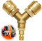 Distributeur D'air Comprimé avce 2 Raccord Air Comprimé 1/4,Filtre à air Comprimé Raccords