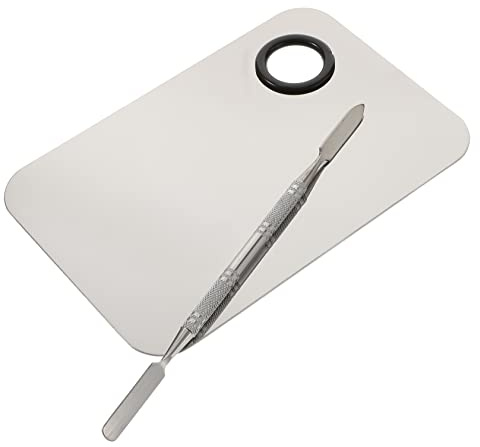TOPPERFUN Makeup Mixing Palette Tray for Mixing Make up Creams Suitable for Salons and Daily Makeup Application