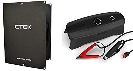 CS Free SOLAR Panel Charge KIT - SOLARSTROMFÜR Ihr CS Free –ÜBERALL EINSETZBAR & CS Free - PORTABLES BATTERIELADE- UND WARTUNGSGERÄT MIT Adaptive Boost Technologie, schwarz