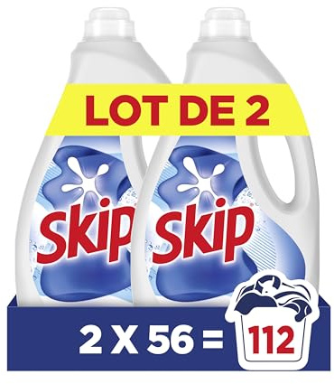 Skip Lessive Liquide Active Clean 2x56 Lavages