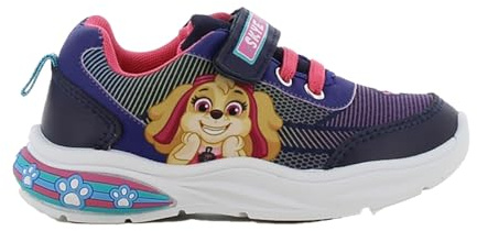 Leomil Paw Patrol Baskets Lumineuses pour Filles Chaussures Enfants 27, Idéal pour l'école et Les Loisirs, Bleu