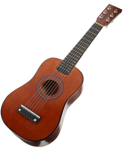 COSMEVIVI Guitarra De Madera para Principiantes Niño Niña Instrumento Musical De Juguete Educativo Regalo Infantil