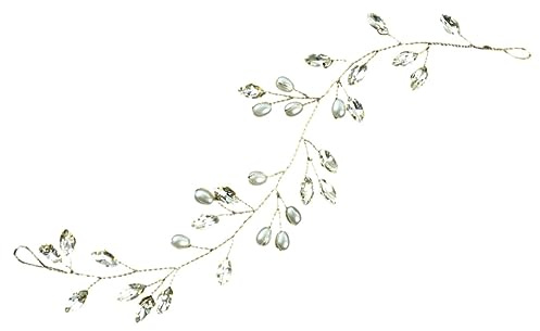 BESTYASH Haarschmuck für Braut Perlen und Haarschmuck Eleganter Haarreif für Hochzeiten Partys und Besondere Anlässe