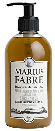 MARIUS FABRE - Savon LIQUIDE DE Marseille 400 ML Pompe SANS Parfum 1900 - L400PNP