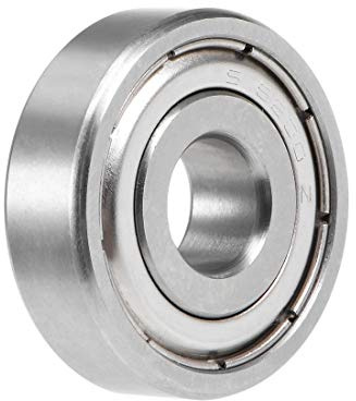 sourcing map 1 Pack Kugellager Edelstahl S6200ZZ Doppelt Geschirmt 6200Z Lager 10x30x9mm