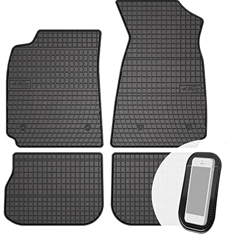 moto-MOLTICO Gummimatten Auto, 4-teiliges Set, Allwetter Gummi Fußmatten, Antirutsch & Wasserfest Autoteppiche - passend für Audi A4 B5 / Avant 1994-2001