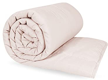 Gravity Die Gewichtete Leinendecke Therapiedecke Sommerbettdecke Allergikergeeignet Weighted Blanket Sensorische Gewichtsdecke Rosa 120 x 190 cm 5,5 kg
