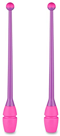 DRUNA Einsteckbare Keulen für Rhythmische Sportgymnastik Indigo 41 cm