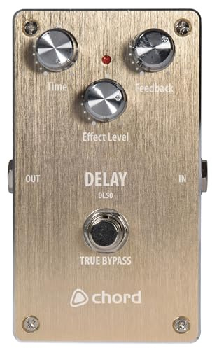 Chord | Guitar Delay effects Pedal With Adjustable Time, Feedback & Level Control