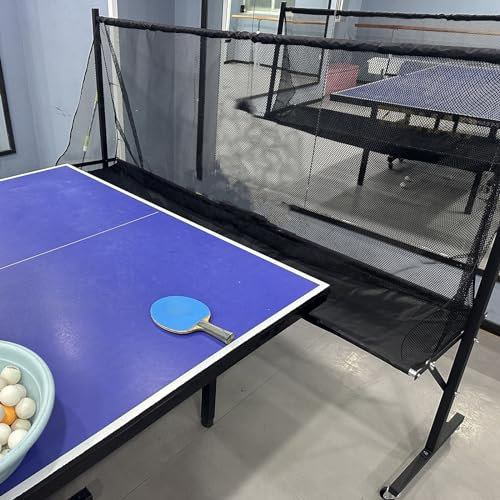 Ping-Pong-Recycling-Fangnetz für Erwachsene und Kinder, bewegliches Tischtennisball-Sammelnetz für Multi-Ball-Übungen, Park, Schule, Club, Fitnessstudio, Training, Hilfs-Organizer-Netz, einfacher Aufb