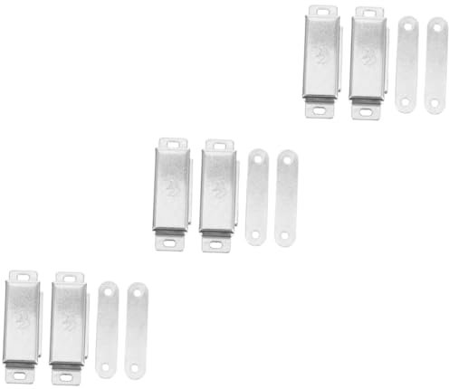 jojofuny 6 Stück Magnetische Schranktüren Aus Edelstahl