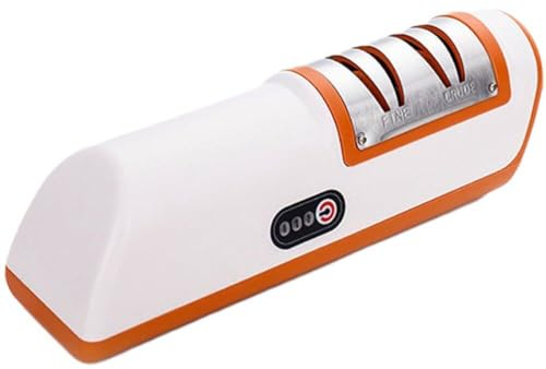 Haowul Aiguiseur De Couteaux Électrique, Affûteur De Couteaux Portatif Entièrement Automatique pour Cuisine Domestique, Outils D'affûtage Rapide avec Cuisine Antidérapante