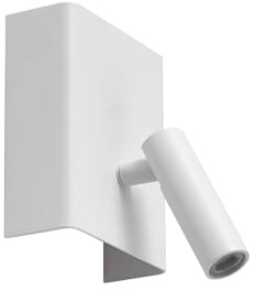 Lindby LED Wandleuchte, Wandlampe Innen Agit dimmbar (Modern) in Weiß aus Metall (2 flammig) - Wandstrahler Wandbeleuchtung Schlafzimmer/Wohnzimmer Wohnzimmerleuchte