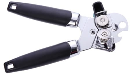 IMIKEYA Apriscatole Manuale in Acciaio Inossidabile 3 in 1 con Design Innovativo per Cucina e Picnic All'aperto