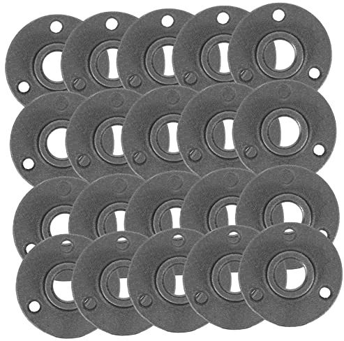 SHINEOFI 20piezas Bridas De Suelo De Hierro Para Jardín Exterior Fijación De Pared Unidades Vintage