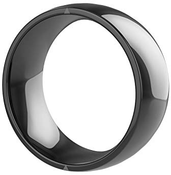 Jakcom R4 Smart Ring - Dispositivo intelligente portatile integrato con 4 carte RFID e 128 GB di scambio disco wireless e molte funzioni NFC per iPhone e Android, Ceramica, Nessuna pietra preziosa