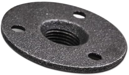 DIYEAH 10pezzi Flangia Filettata Da Malleabile Per Pavimento Raccordi in Ferro Flangia Da Parete Base Fissa Antica Materiale Di Resistente e Pratico