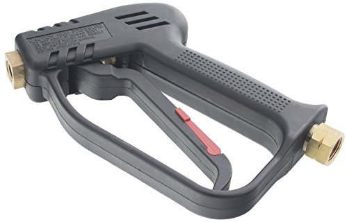 Erie Tools 4000 PSI Pressure Washer Gun 3/8in. Inlet 1/4in. Female Outlet 7 GPM Replacement Gun with Trigger Lock Hi Temp Application