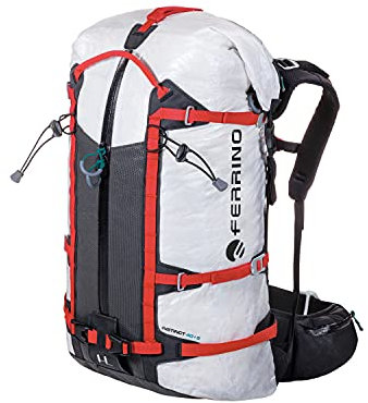 Ferrino 75654LWW Zaino Unisex Adulto Bianco, Taglia Unica, Backpack Instinct 40+5
