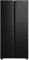 Cookology CSBS460BK 177.5cm Freestanding American Side-by-Side Fridge Freezer in Black - 460 Litre Capacity - 2 Doors - Frost Free - Adjustable Temperature Control - Super Freeze Setting