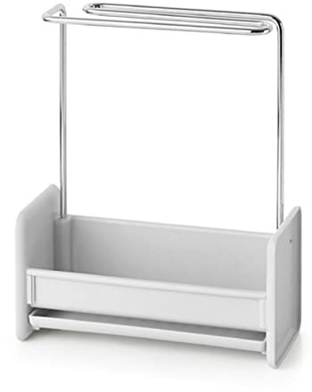 Soporte Para Paño De Cocina PP, Colgador Para Paños De Cocina De Acero Inoxidable Con Fondo Hueco, Estilo Desmontable, Esponja, Lana De Acero