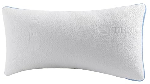 Hiimgo Kopfkissen 40x80 cm (1er Pack), Memory Foam Kissen, Höhenverstellbares Schlafkissen, waschbares Bettkissen mit anpassbarer Füllung, mit Reißverschluss