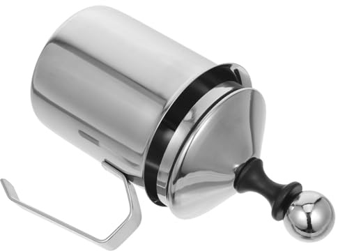 CIYODO Pichet Mousseur à Lait Manuel Acier Inoxydable avec Bec pour Latte Art Mousse Crémeuse et Texture pour Café et Cappuccino