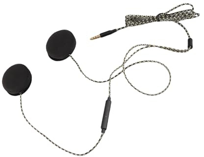 Pongnas Hjälm Headset Handsfree High Fidelity-högtalare för Säker Körning Svart