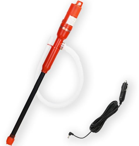 ONCCI Elektrische Benzinpumpe 12/24V Kraftstoffpumpe Umfüllpumpe Kanisterpumpe Elektrische Flüssigkeit Pumpe für Wasser Benzin Diesel Flüssigespumpe