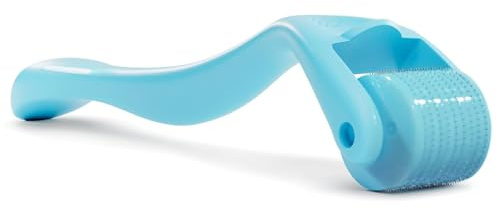 ROSELYNBOUTIQUE Derma Roller for Men & Women - Cosmetic Beauty Tool with Ergonomic Handle - Personal Care Use (Blue)