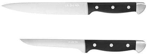 LIN ZHI REN Kitchen Knife Set - Slicing & Carving Knife, Boning Knife - Premium Stainless Steel, Ergonomic Handle, Suitable for Meat, Barbecue, and Professional Cooking